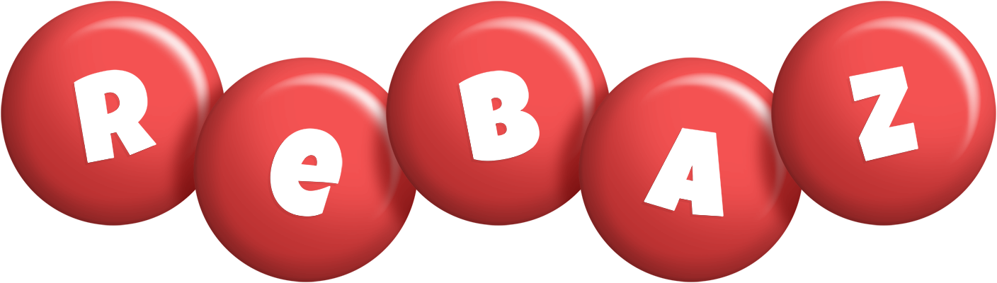 Rebaz candy-red logo