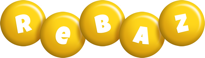 Rebaz candy-yellow logo