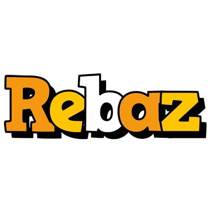 Rebaz cartoon logo