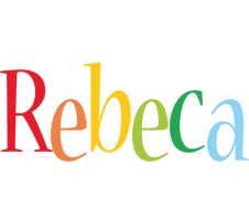 Rebeca birthday logo