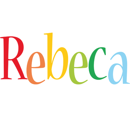 Rebeca birthday logo