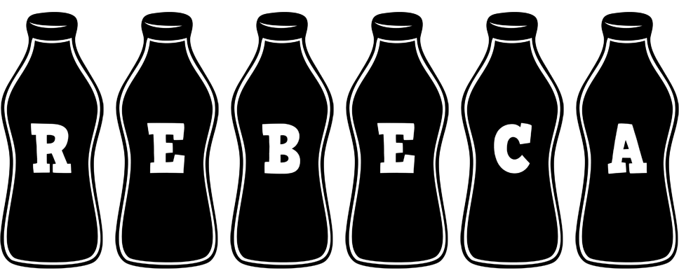Rebeca bottle logo