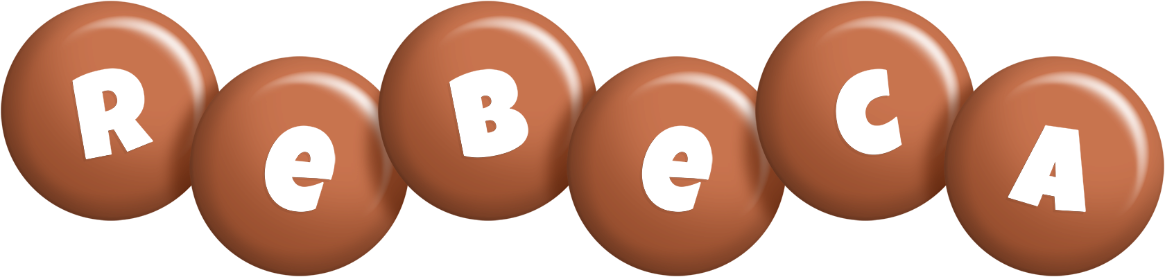 Rebeca candy-brown logo