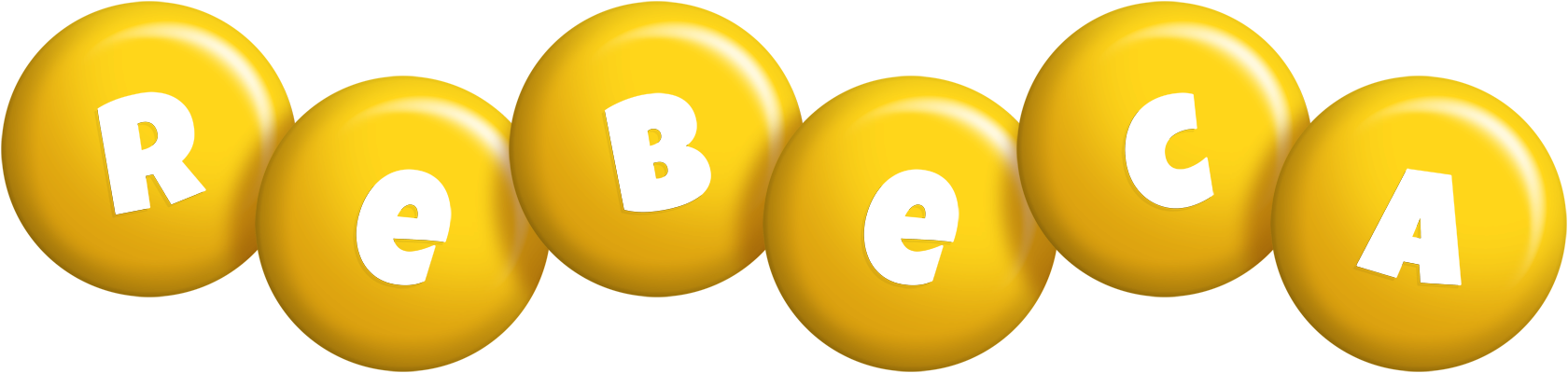 Rebeca candy-yellow logo