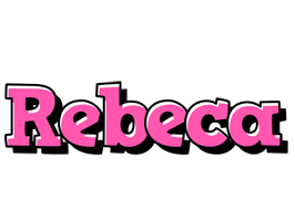 Rebeca girlish logo
