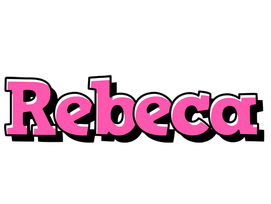 Rebeca girlish logo
