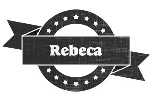 Rebeca grunge logo