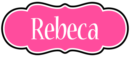 Rebeca invitation logo