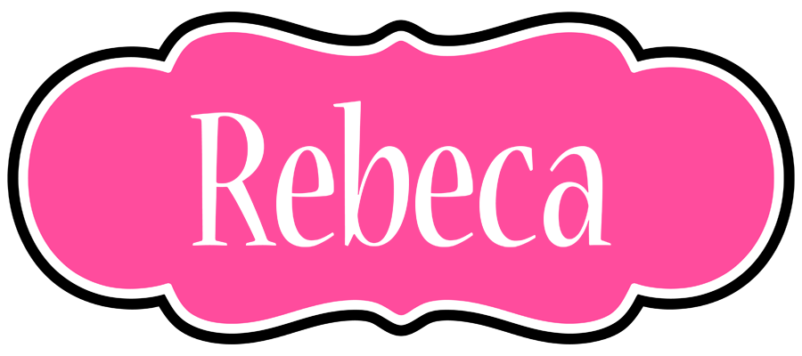 Rebeca invitation logo