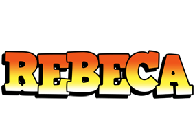 Rebeca sunset logo