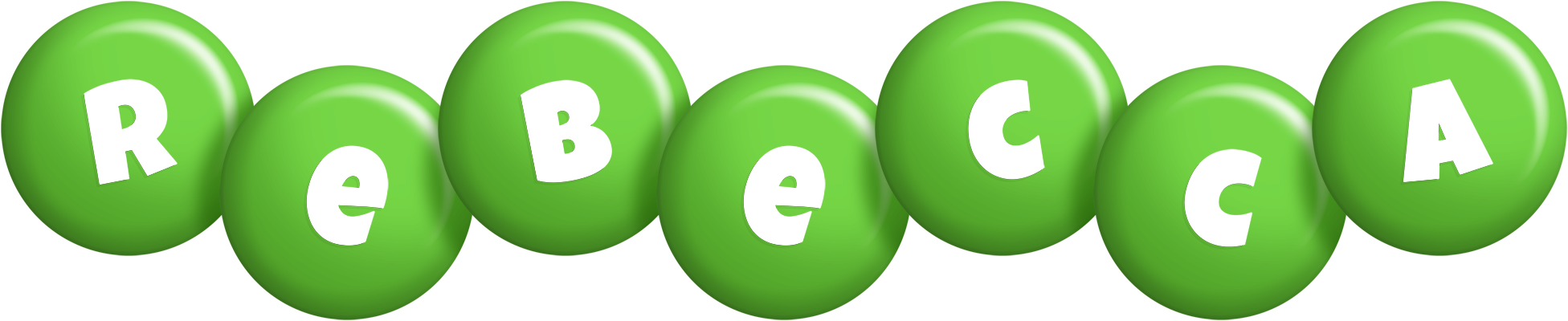 Rebecca candy-green logo