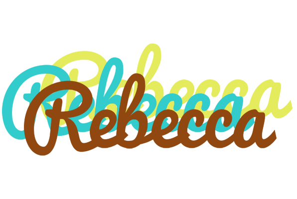 Rebecca cupcake logo