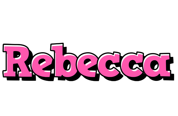 Rebecca girlish logo