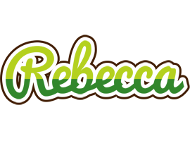Rebecca golfing logo