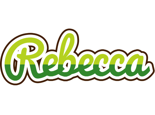 Rebecca golfing logo
