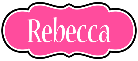 Rebecca invitation logo
