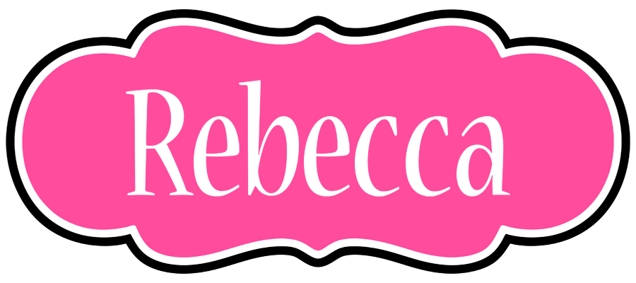 Rebecca invitation logo