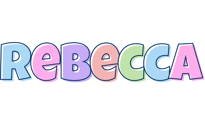 Rebecca pastel logo