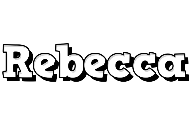 Rebecca snowing logo