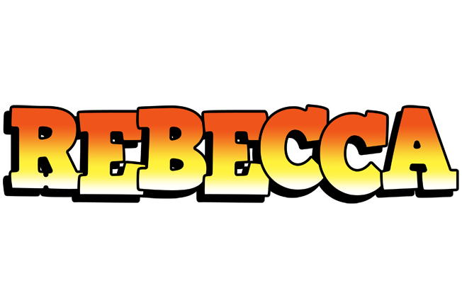 Rebecca sunset logo