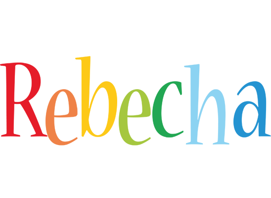Rebecha birthday logo