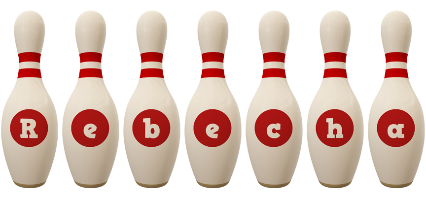 Rebecha bowling-pin logo