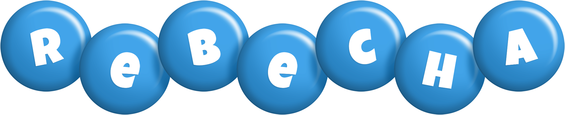 Rebecha candy-blue logo