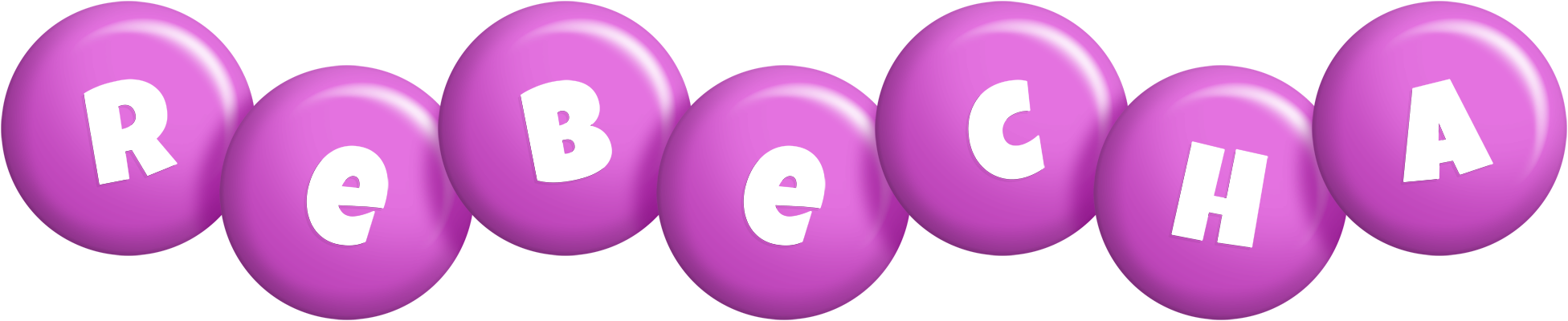 Rebecha candy-purple logo