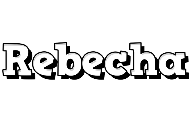 Rebecha snowing logo