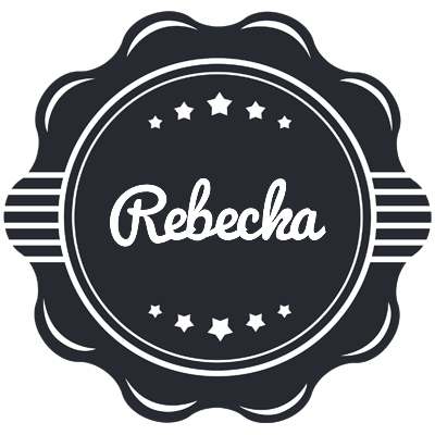 Rebecka badge logo
