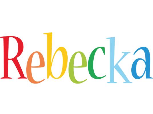 Rebecka birthday logo