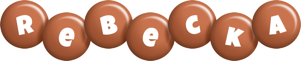 Rebecka candy-brown logo