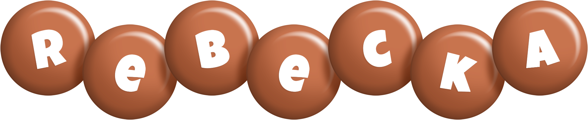 Rebecka candy-brown logo