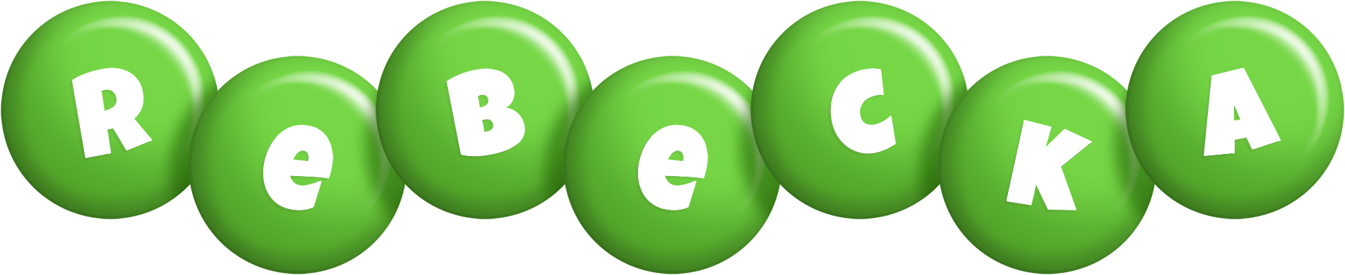 Rebecka candy-green logo