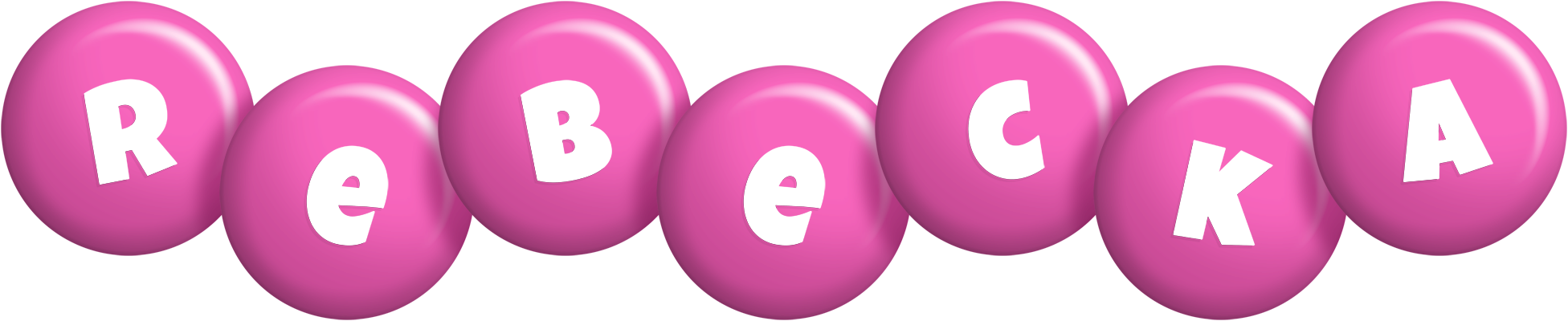 Rebecka candy-pink logo