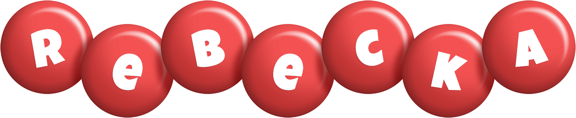 Rebecka candy-red logo