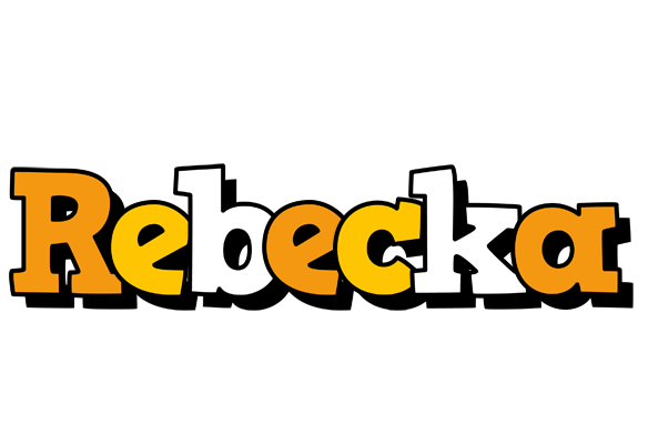 Rebecka cartoon logo
