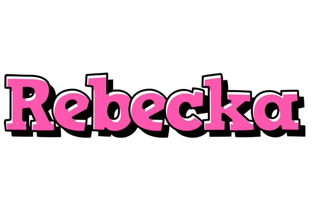 Rebecka girlish logo