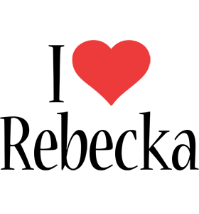 Rebecka i-love logo