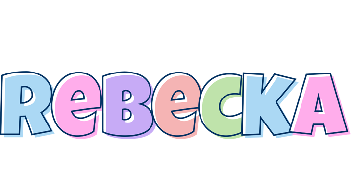 Rebecka pastel logo