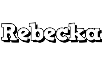 Rebecka snowing logo