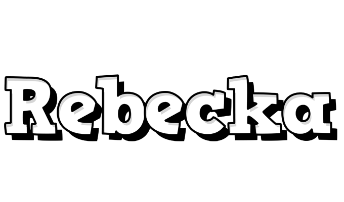 Rebecka snowing logo