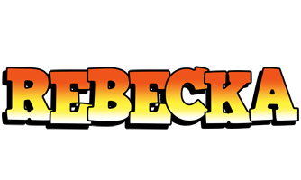 Rebecka sunset logo