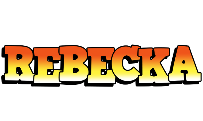 Rebecka sunset logo
