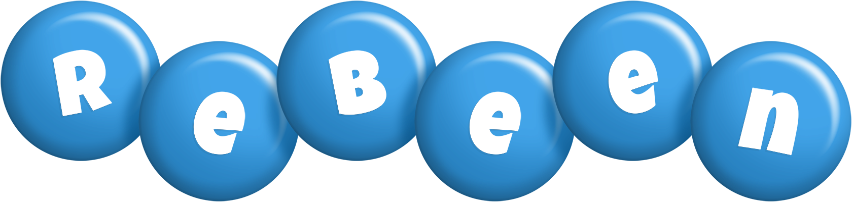 Rebeen candy-blue logo