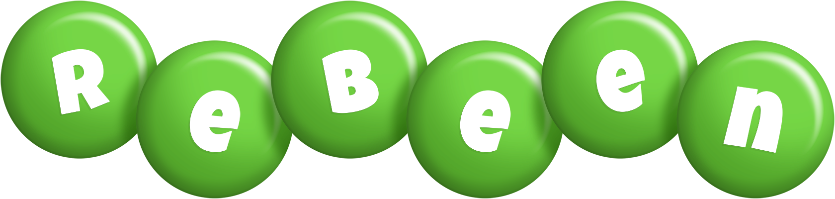 Rebeen candy-green logo