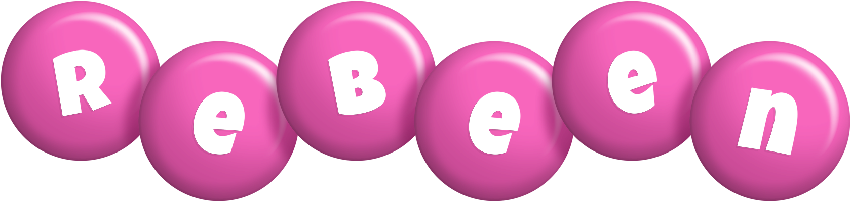 Rebeen candy-pink logo