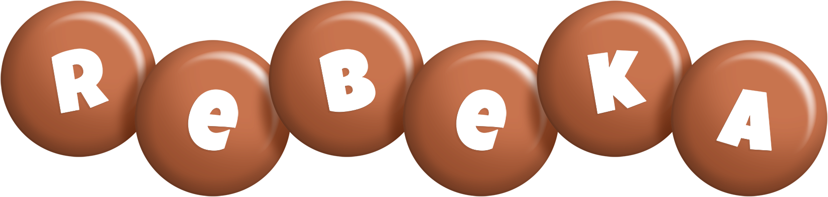 Rebeka candy-brown logo