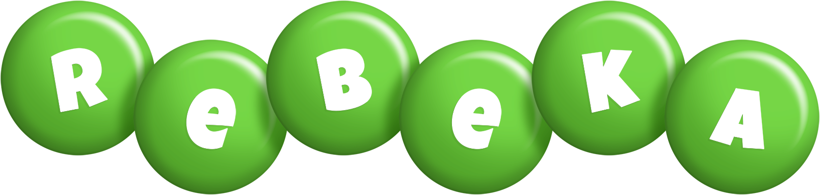 Rebeka candy-green logo
