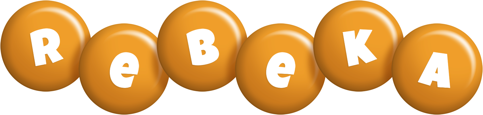 Rebeka candy-orange logo